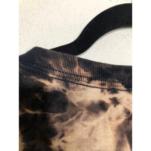 Popular Poison Shirt Small Karma Graphic T-shirt Roses Butterflies Tie Dye - Picture 9 of 9